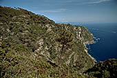 Il promontorio di Portofino visto dal passo 'Pietre strette'.